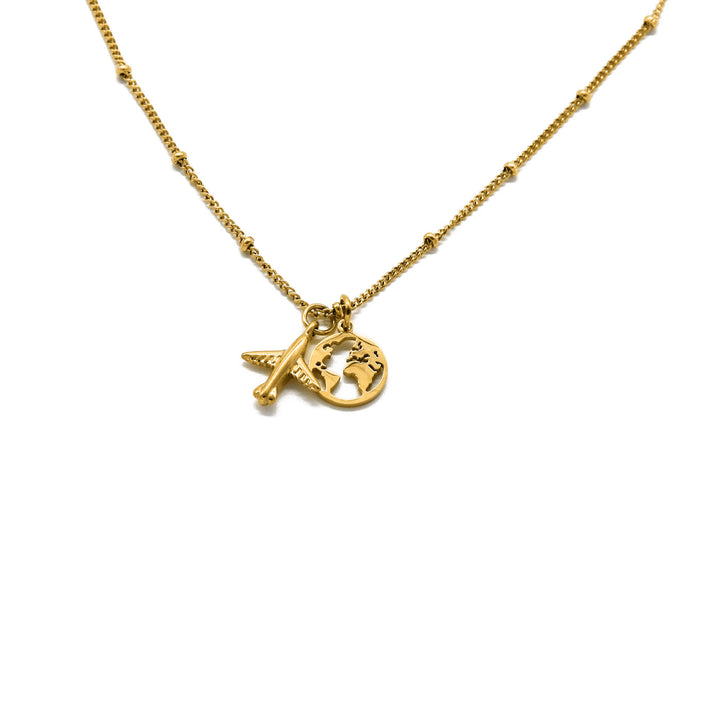 Necklace "Travel the world"