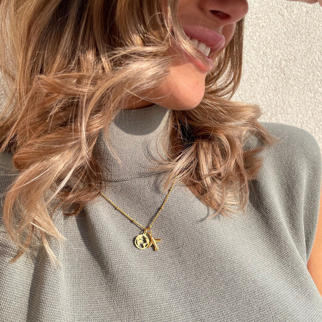 Necklace "Travel the world"