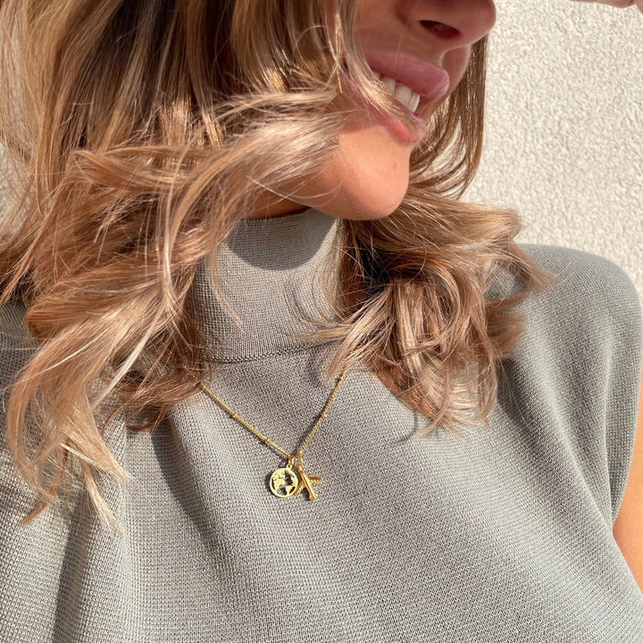 Necklace "Travel the world"