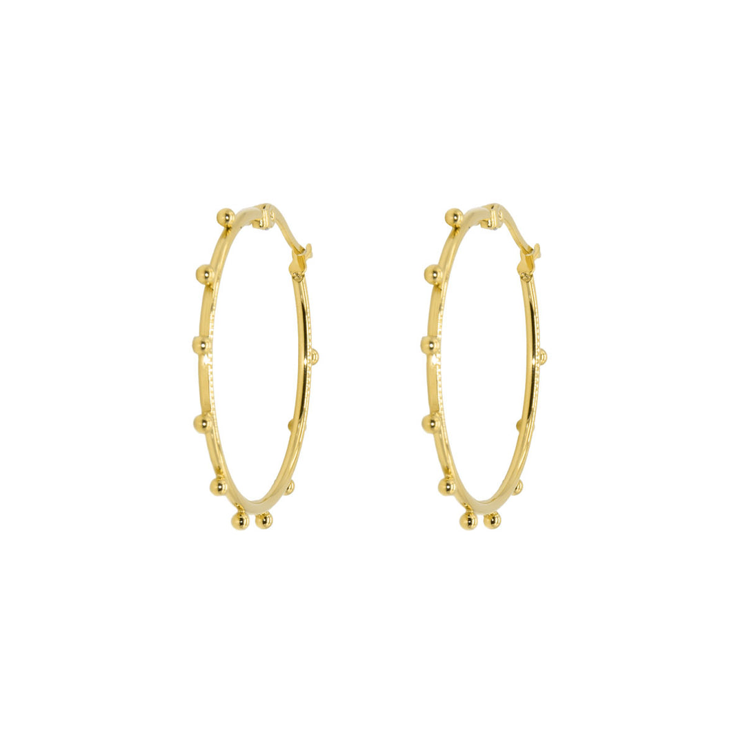 Earrings "Dotted Rings"