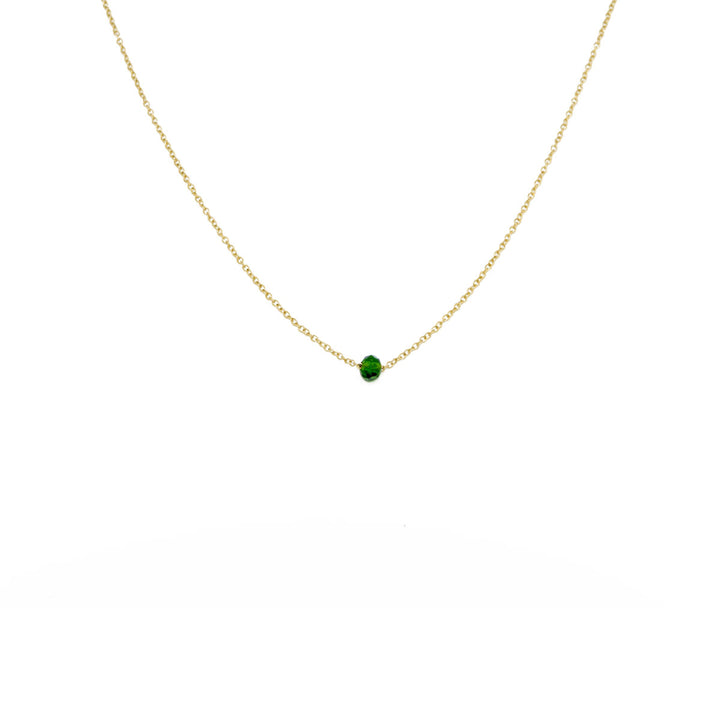 Necklace "Green Stone"