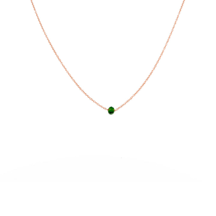 Necklace "Green Stone"