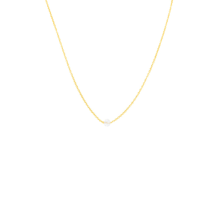 Necklace "White Stone"