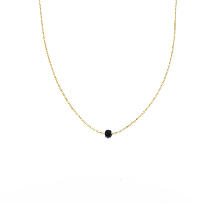 Necklace "Black Stone"