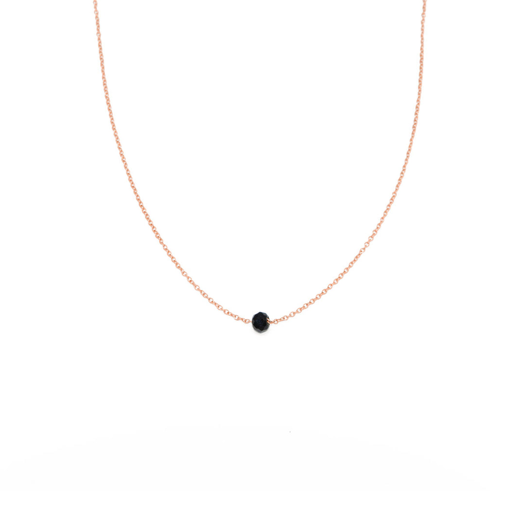 Necklace "Black Stone"