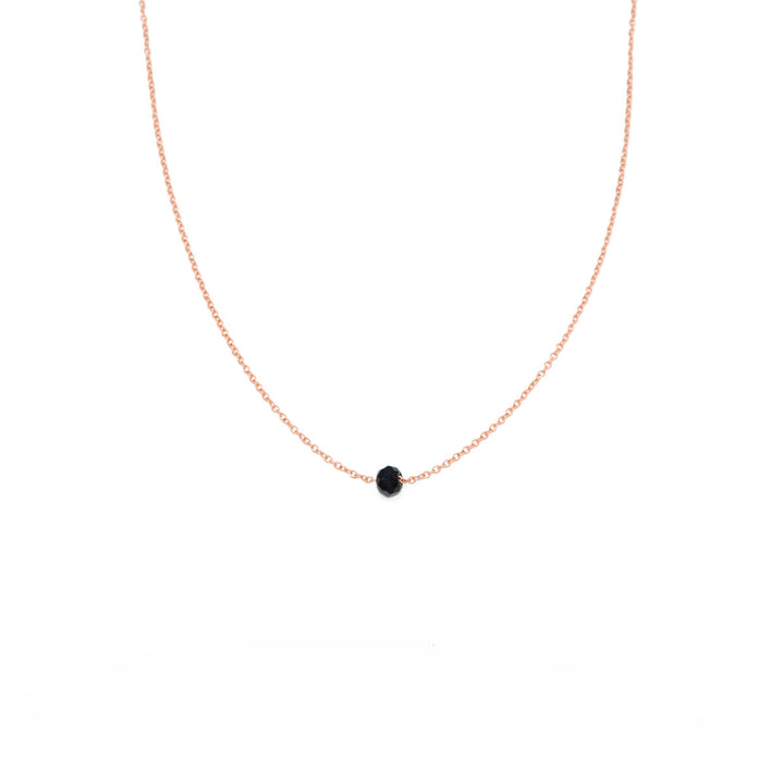 Necklace "Black Stone"