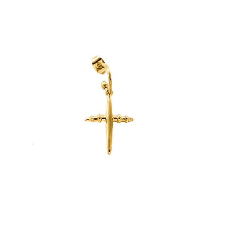 Earring "Swordcross" (single)