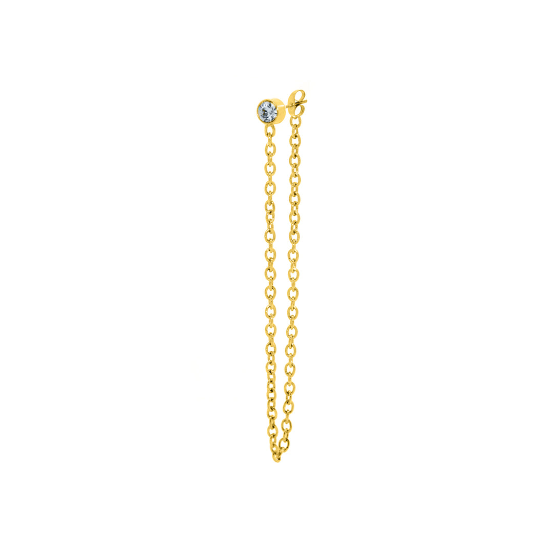 Earring "Starlight Chain" (single)
