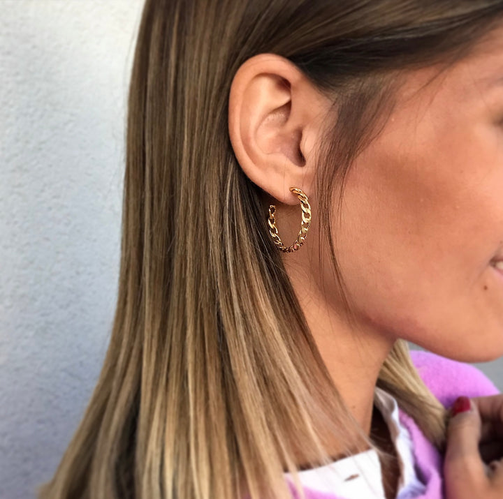 Earrings "Rings of Fire"