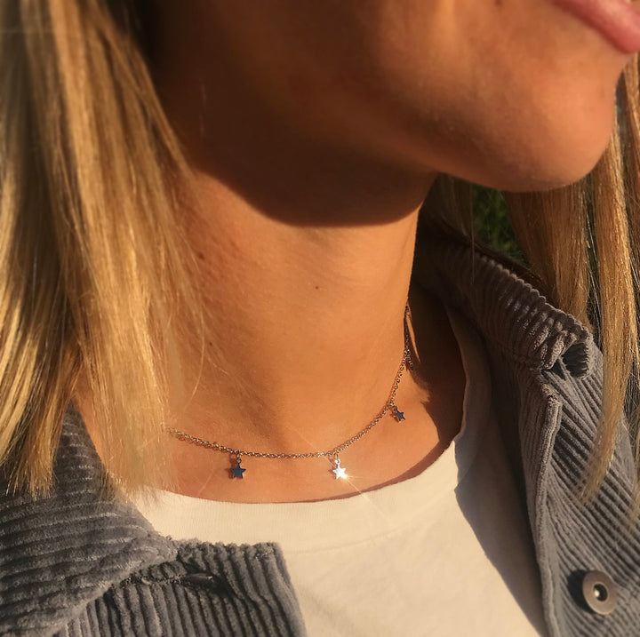 Necklace "Starry sky"